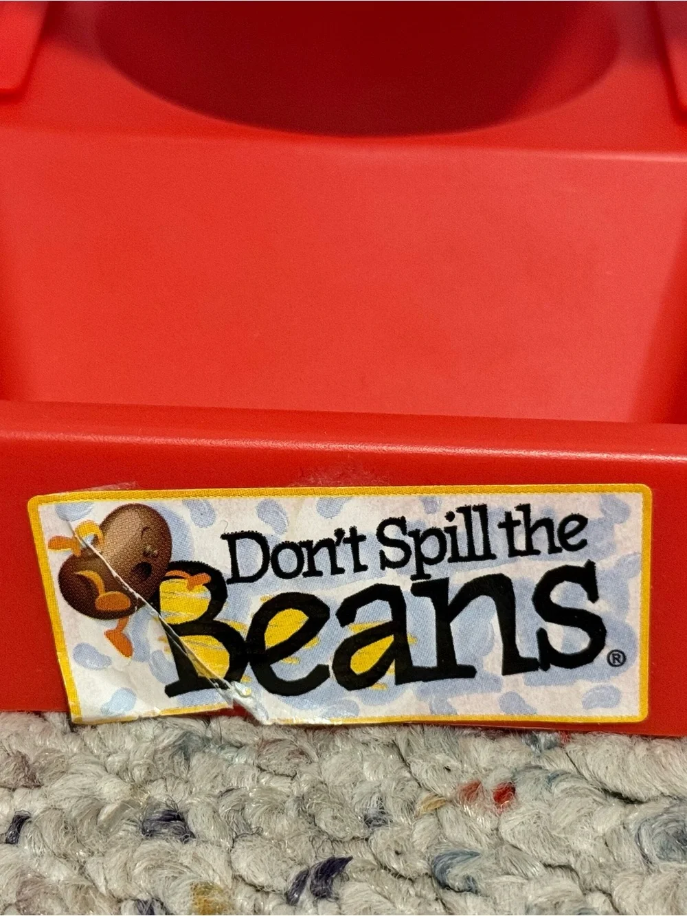 Milton Bradley Don't Spill the Beans Children's Game 1999 Complete In Box